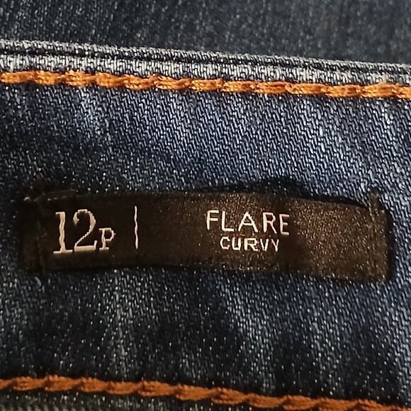 Talbots Women's Flare Jeans in Blue - Picture 7 of 8